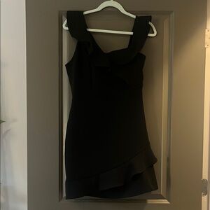 Express Black One Shoulder Sheath Dress